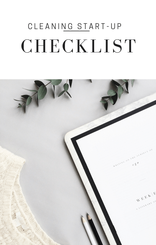 Cleaning Business Startup Checklist